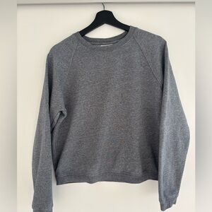 Frank & Oak Gray Crew Neck Sweater